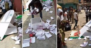 Election Violence: Thugs Storm INEC Office, Burn Ballot Boxes