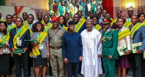 Presidential Award: Buhari Offers Employment, Scholarships To 168 Ex-Corps Members