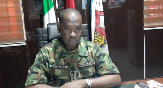 Colonel Sagir Musa, acting Director, Army Public Relations