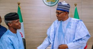 Sallah Homage: Buhari Hails Osinbajo, Urges Him To Remain Exemplary
