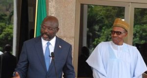 Deepening Trade Ties: George Weah Visits Buhari At Presidential Villa