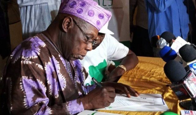 Former President Olusegun Obasanjo