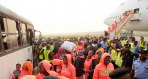 Libya Returnees: 163 Nigerians Arrive Lagos