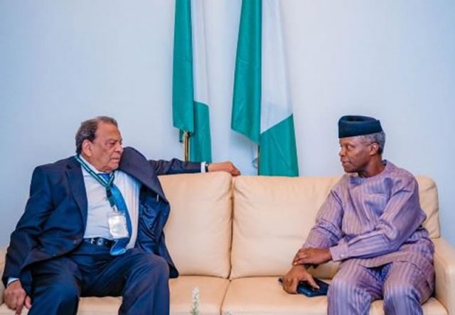 Osinbajo, Former Us Envoy Meet On Fight Against Virus