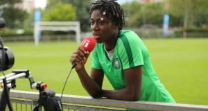Super Falcons: Danjuma Appoints Oshoala As New Captain Of The Team Sisat Lamina Oshoala, Nigerian Professional Tootballer Plays For Spanish Side FC Barcelona Femení
