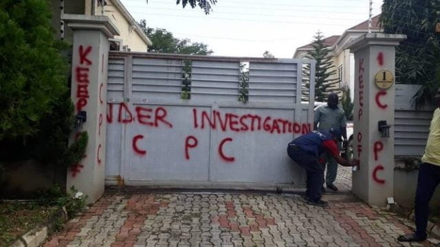 ICPC Seals Residence Of NFF Vice President