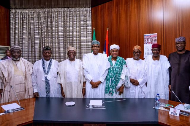 Buhari Meets His 1984-1985 Ministers