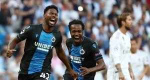UCL: Nigerian striker scores twice as Club Brugge, Real Madrid share spoils