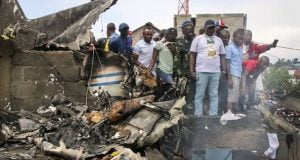 DR Congo Plane Carrying 17 People Crashes Into Town Dr Congo Plane Carrying 17 People Crashes Into Town
