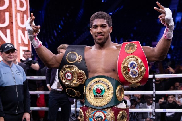 Anthony Joshua, World Heavyweight Boxing Champion