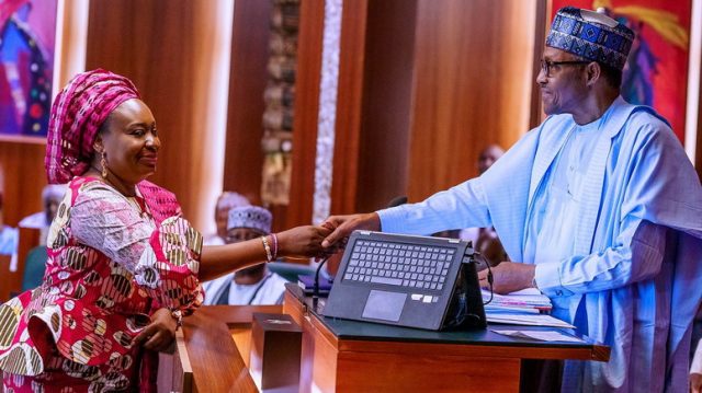 Buhari Swears-In Folasade Yemi-Esan As Substantive Head Of Service