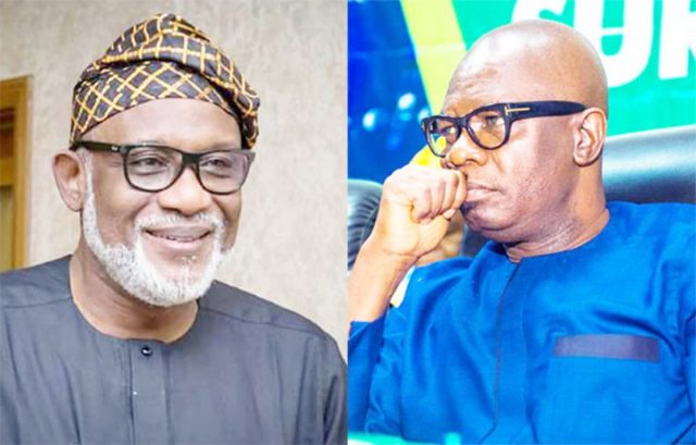Akeredolu Stops Deputy From Leaving Govt House, Over Alleged Looting