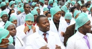 Breaking News-CORONAVIRUS: Frontline Workers protest outstanding risk allowance in Abuja