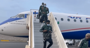 Qatar 2022: Super Eagles Arrive Mindelo For Qualifying Match With Blue Sharks Of Cape Verde