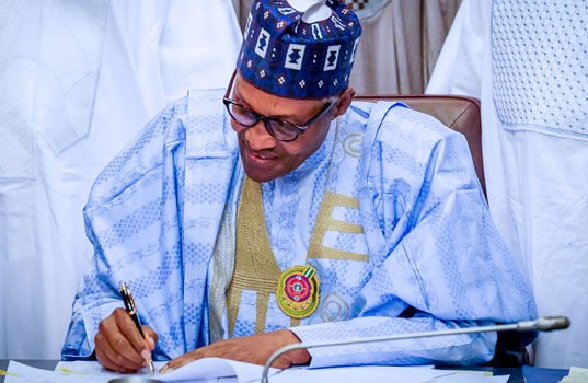2022 Appropriation Bill: President Buhari Signs N17.127trn Budget