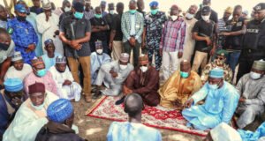 Zulum Visits Families Of Victims Of Boko Haram Attacks In Chibok