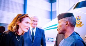 Osinbajo Arrives In London Ahead Of Queen Elizabeth’s Funeral