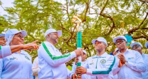 Sports Festival: Osinbajo Lights Torch Of Unity To Herald 21st Edition In Asaba