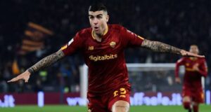 Mancini Strike Moves Roma Into Serie A Top Four