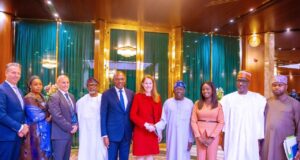 Oil Sector: President Tinubu Meets Shell Upstream Director, Yujnovich, Kyari.