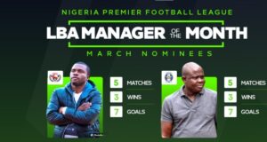 NPFL: Nominees Coach Of The Month Unveiled.