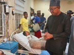 Peter Obi Visits Victims In Kano Mosque Explosion. Peter Obi 1