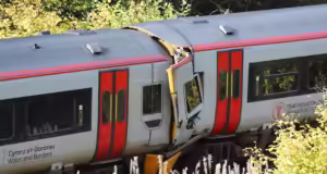 Train Collision: One Dead, 15 Injured In London. Llanbrynmair train crash 1z4bzxej (1)