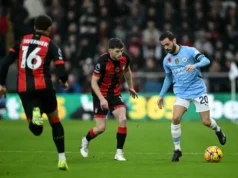 Champions Manchester City Lose To Bournemouth, Suffer First League Defeat. csmh20ig bournemouth afp 625x300 03 November 24