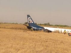 Abuja: Five Rescued As Cargo Plane Skids Off Runway. Allied Cargo