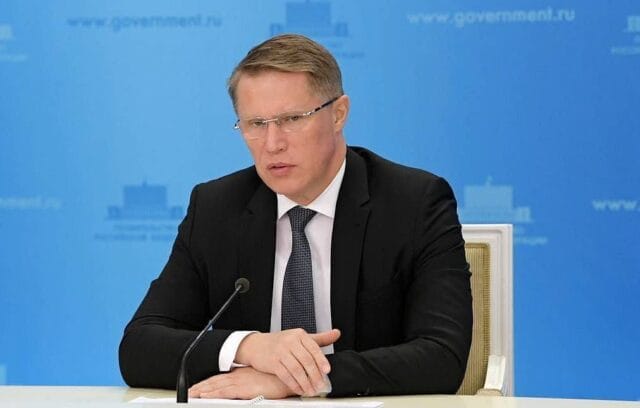 Russian Minister of Health Mikhail Murashko